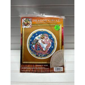 Dragon Circle Cross Stitch Kit Design Works